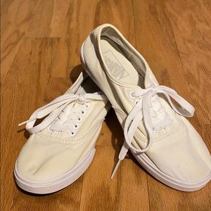 Vans sneakers eggshell yellow white insoles